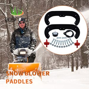 BOSFLAG 84-1980 Snow Blower Paddles Replaces Toro 84-1980, 75-9090, 80-0660 for Toro 38182 Paddles, Toro 38172 Paddles, 38183, 38173, 38170, 38171, 38175, 38176, 38177, 38178 CCR Powerlite Snowblowers