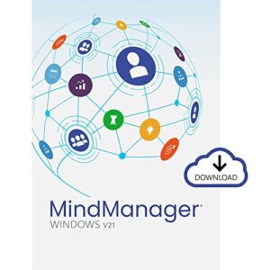 [old version] corel mindmanager windows 21 | professional mind mapping software | mind maps, flowcharts, concept maps & more [pc download]