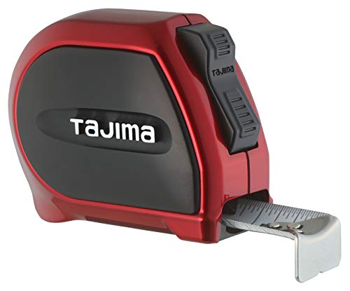 Tajima SSSF-16BW 16 ft. x 1 in. Standard Steel Sigma Stop Tape Measure with Safety Belt Holder