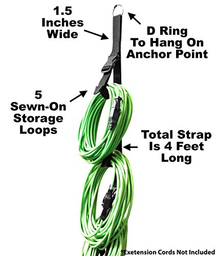 Tidy Tight Garage. Single Pack. Store Cords, Hoses, Christmas Lights, Etc. One of A Kind Storage System On The Market.