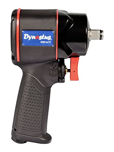 Dynastus 1/2-Inch Ultra Compact Composite Twin-hammer Air Impact Wrench