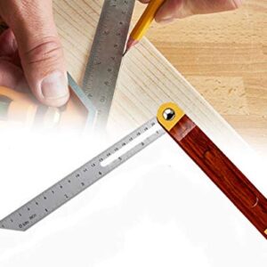 360 Degree Sliding T-Bevel Carpenters Angle Finder, Angle Ruler Wood Bevel Protractor Tool, 7Inch