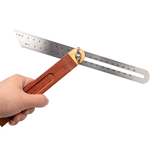 360 Degree Sliding T-Bevel Carpenters Angle Finder, Angle Ruler Wood Bevel Protractor Tool, 7Inch