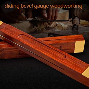 360 Degree Sliding T-Bevel Carpenters Angle Finder, Angle Ruler Wood Bevel Protractor Tool, 7Inch