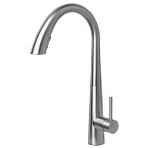 laguna brass 1110ss arezzo single handle pull-down kitchen faucet, stainless steel finish