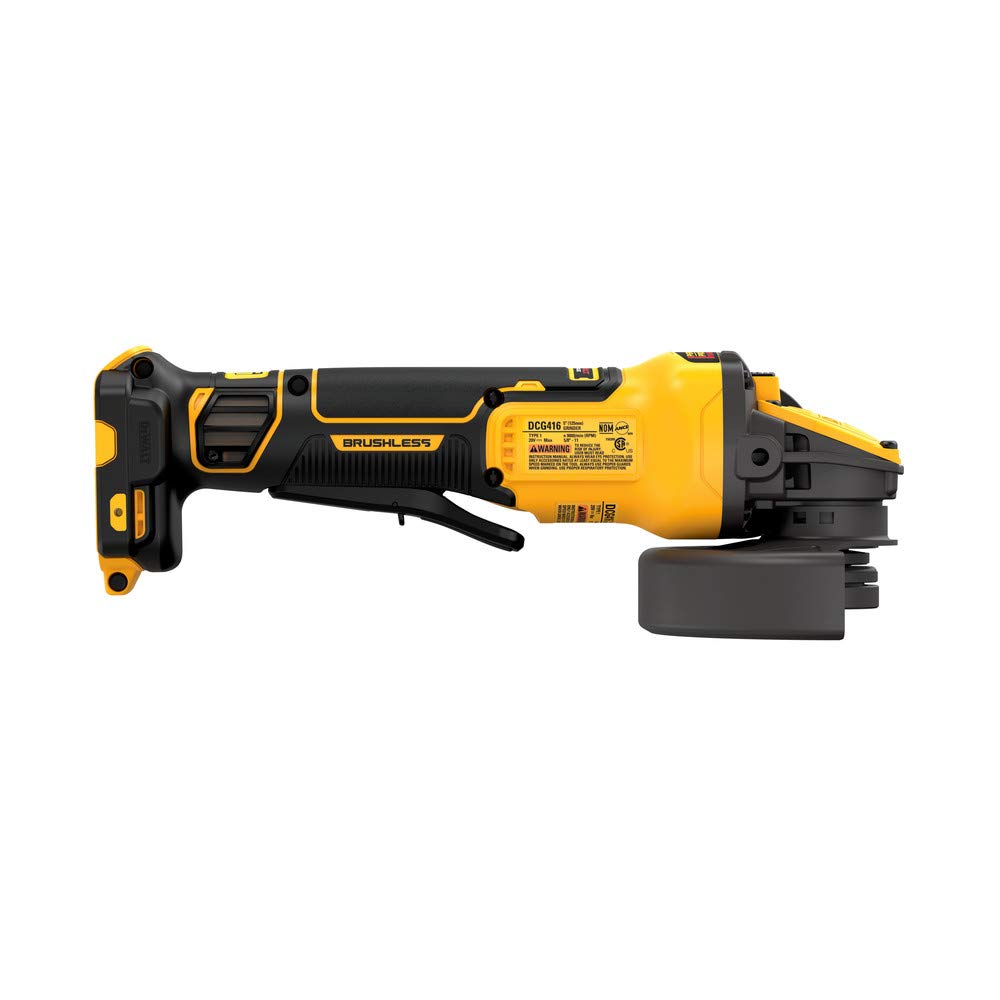 DEWALT FLEXVOLT ADVANTAGE 20V MAX* Angle Grinder, Paddle Switch, 4-1/2-Inch to 5-Inch, Tool Only (DCG416B)