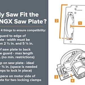 Bora NGX 6-Piece Premier Set, Straight Cutting Saw Guide Accessories for Circular Saw, 544600K