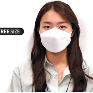 KN FLAX - Face Protective Mask (White) [Made in Korea] [10 Individually Packaged] 4-Layers Premium KF94 Certified Safety Mask for Adult [English Packing]