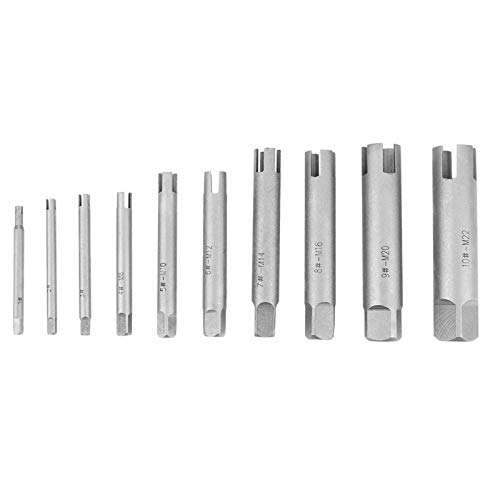 Steel Broken Head Taps Stripped Screw Remover Kit Tap Extractor Set(#C 656g/23.1oz (ten-piece set)