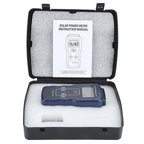 Radiation Testing, Solar Power Meter SM206 Digital Solar Power Meter Sun Light Radiation Measuring Testing Instrument, 5.19x 2.55x 1.19inch