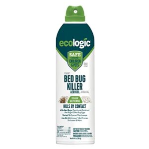 ecologic 14 oz bug killer aerosol, kills bed bugs & their eggs, pack of 8