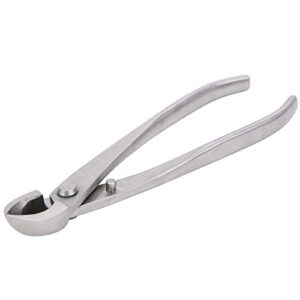 Qinlorgo Bonsai Branch Cutter Ergonomic Long Handle Resistant to Rust Garden Scissor Stainless Steel for Outdoor