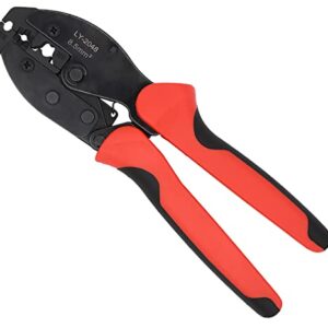 Spark Plug Wire Crimper,Crimping Pliers for Spark Plug Stripping Tool LY-2048 Spark Plug Wire Crimper-Ratchet Wire Terminal Crimper-Wire Crimping Tool