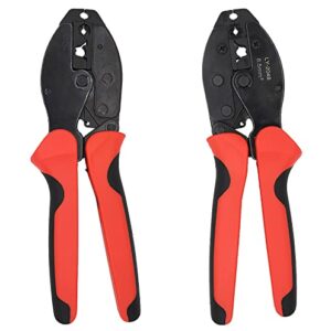 Spark Plug Wire Crimper,Crimping Pliers for Spark Plug Stripping Tool LY-2048 Spark Plug Wire Crimper-Ratchet Wire Terminal Crimper-Wire Crimping Tool