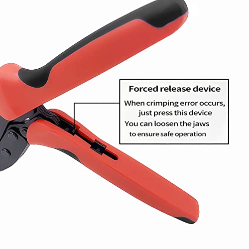 Spark Plug Wire Crimper,Crimping Pliers for Spark Plug Stripping Tool LY-2048 Spark Plug Wire Crimper-Ratchet Wire Terminal Crimper-Wire Crimping Tool