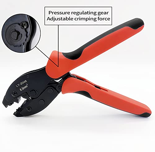 Spark Plug Wire Crimper,Crimping Pliers for Spark Plug Stripping Tool LY-2048 Spark Plug Wire Crimper-Ratchet Wire Terminal Crimper-Wire Crimping Tool