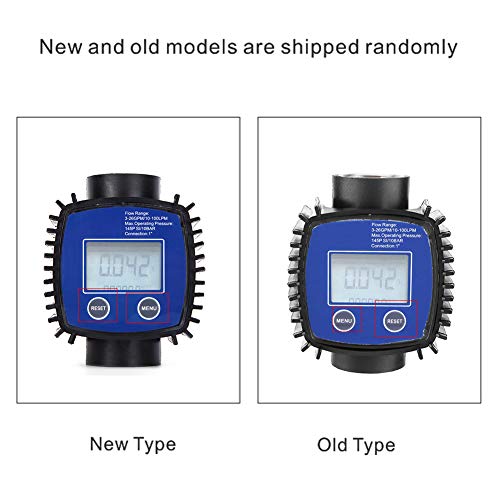 Digital Display Meter, in-Line Digital Meter, High Accuracy Water Meter meter 1inch Internal Thread, Valve Accessories