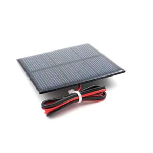 ranit 65mm x 65mm 5.5v 110ma poly mini solar cell panel module with 30cm cable diy for charger
