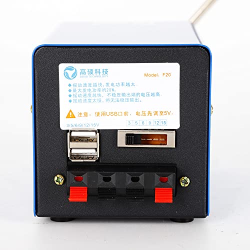 Hand Crank Generator Portable Emergency Hand Power USB Charging Generator Outdoor Multifunction Manual Crank Generator for Travel Camping Hiking Survial