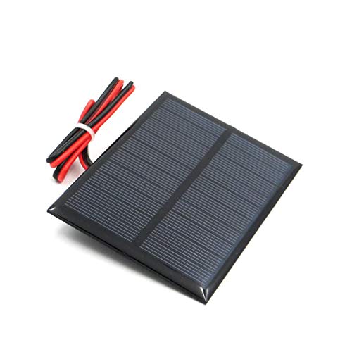 RANIT 100mm x 70mm 5V 200mA Poly Mini Solar Cell Panel Module with 30cm Cable DIY for Charger