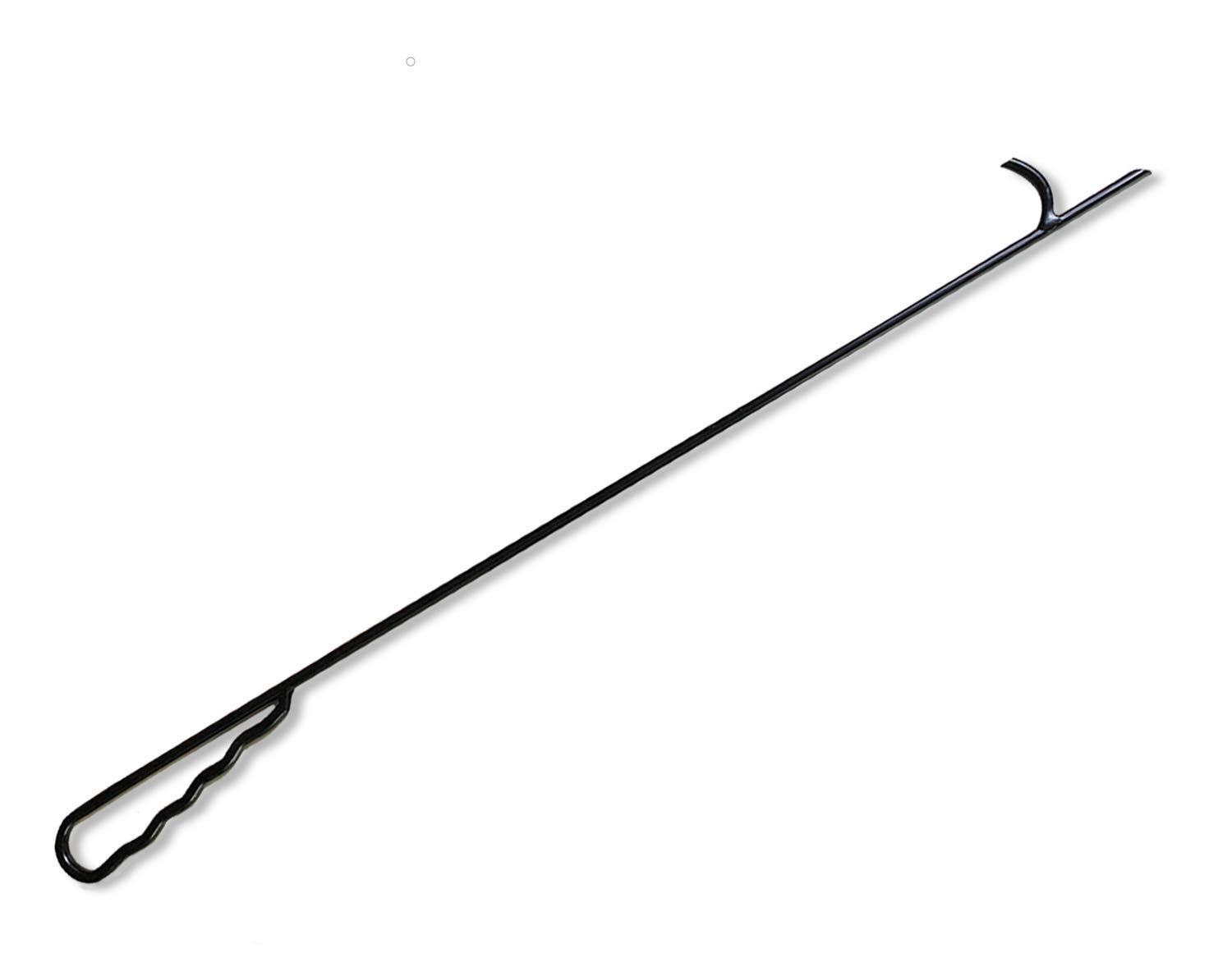 BBQMFG 30 Inch Long Fire Poker for Fire Pit and Fireplace, Outdoor fire Pit Poker Stick, Rust Resistant Black Finish, Minimalism Style…