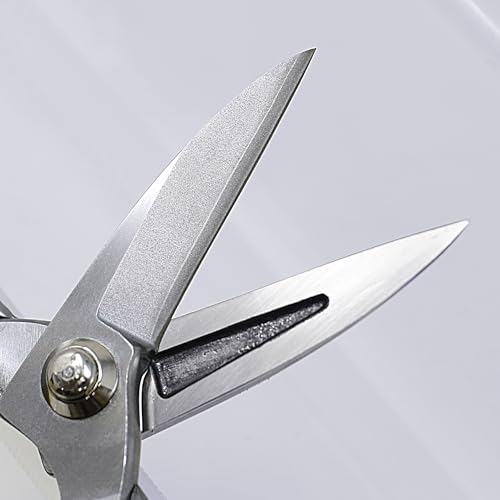 KAKURI Okubo Shears 7" (180 mm) Bonsai Scissors, Flower Arranging Scissors, Japanese Stainless Steel, Silver, Made in JAPAN
