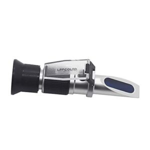 lppcoltd refractometer brix 0-90% brix meter refractometer for measuring sugar content in fruit, honey, maple syrup and other sugary drink, with automatic temperature compensation function