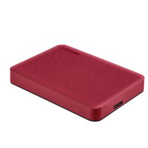 Toshiba Canvio Advance 4TB Portable External Hard Drive USB 3.0, Red - HDTCA40XR3CA