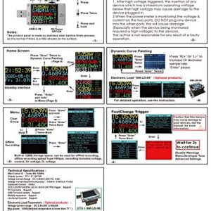 AVHzY USB Power Meter USB 3.1 Tester Digital Multimeter Current Tester Voltage Detector Lua Interpreter Integrated DC 26V 6A PD 2.0/3.0 QC 2.0/3.0/4.0 pps Trigge