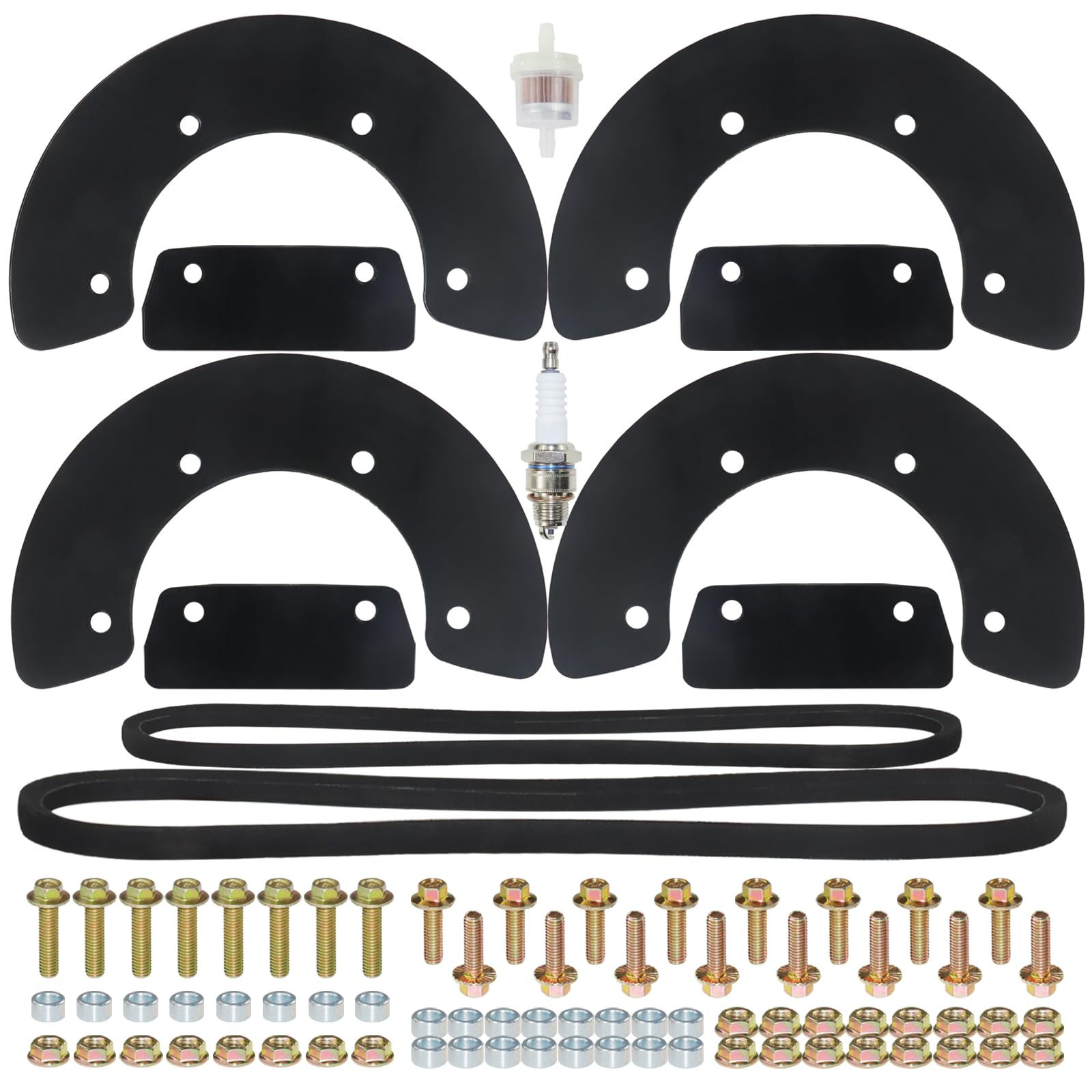 POSEAGLE HS35 Paddles Replaces Honda 72521-730-003, 72552-730-003, 1003375, 1003391 with 22431-727-013 V-Belt 23161-952-771 V-Belt, Honda HS35 Snowblower Parts, Honda HS35 Paddles