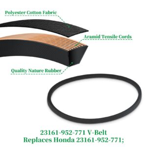 POSEAGLE HS35 Paddles Replaces Honda 72521-730-003, 72552-730-003, 1003375, 1003391 with 22431-727-013 V-Belt 23161-952-771 V-Belt, Honda HS35 Snowblower Parts, Honda HS35 Paddles