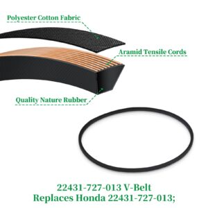 POSEAGLE HS35 Paddles Replaces Honda 72521-730-003, 72552-730-003, 1003375, 1003391 with 22431-727-013 V-Belt 23161-952-771 V-Belt, Honda HS35 Snowblower Parts, Honda HS35 Paddles