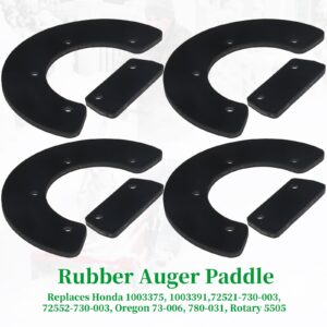 POSEAGLE HS35 Paddles Replaces Honda 72521-730-003, 72552-730-003, 1003375, 1003391 with 22431-727-013 V-Belt 23161-952-771 V-Belt, Honda HS35 Snowblower Parts, Honda HS35 Paddles