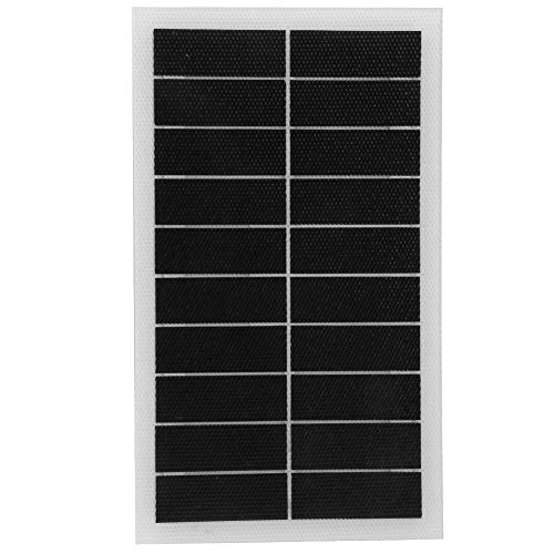 Vbest life 7W 10V Lightweight Solar Panel, Compact ETFE Solar Cell Module Semi-Flexible Solar Power Panel