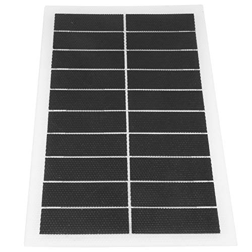 Vbest life 7W 10V Lightweight Solar Panel, Compact ETFE Solar Cell Module Semi-Flexible Solar Power Panel