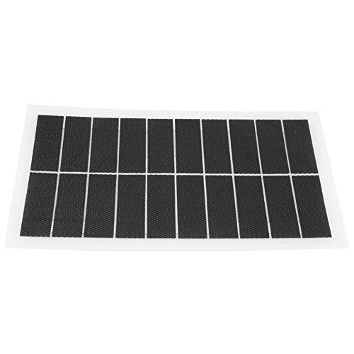 Vbest life 7W 10V Lightweight Solar Panel, Compact ETFE Solar Cell Module Semi-Flexible Solar Power Panel