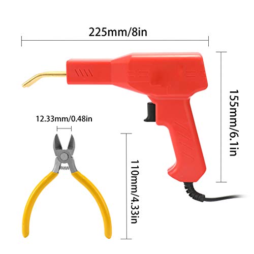 Handy Plastics Welder Garage Tools, Plastic Welding Machine Car Bumper Repair Kit Stapler Welding Tool Machine Staple Repairing Machine Car Bumper Repairing Hot Stapler