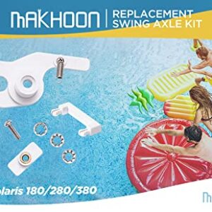 MAKHOON Pool Cleaner Replacement Parts C36 Swing Axle Kit for Polaris Zodiac 180/280/380 Pressure Cleaner