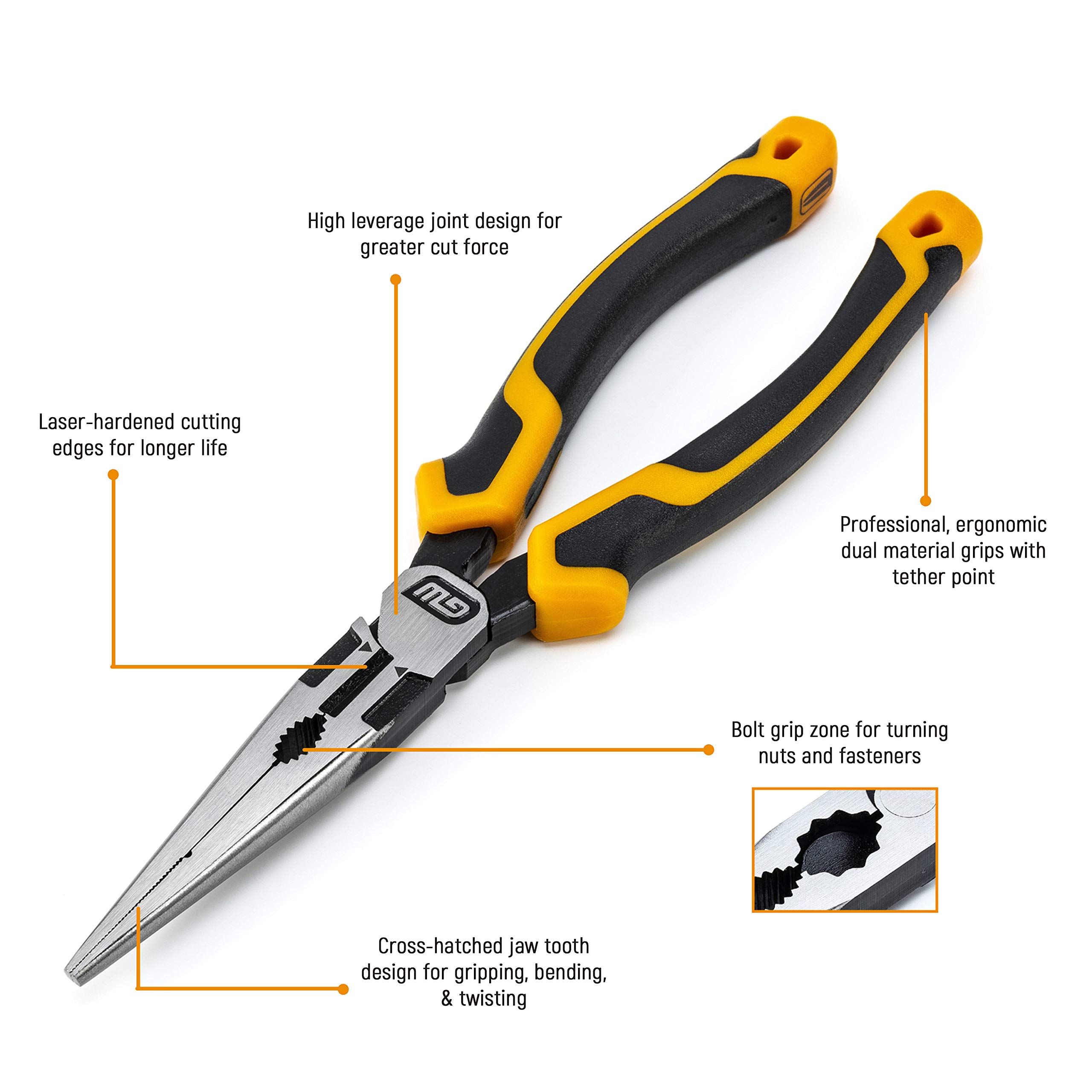 GEARWRENCH 6 Pc. Pitbull Dual Material Mixed Plier Set - 82204C