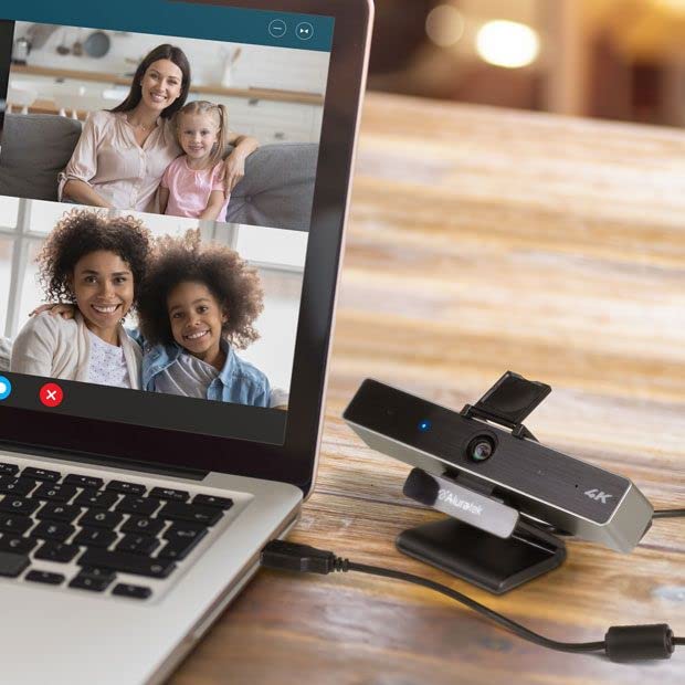 Aluratek HD 1080P Video Webcam for PC, MAC, Desktop & Laptop, Video Call, Conference, USB