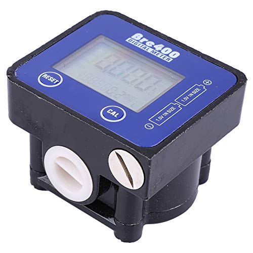 1/2? Flow Meter Impact Resistance LCD Display Flow Meter Fuel Flow Meter Humidity Resistance for Pharmaceutical for for Transportation