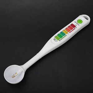 Oumefar Food Salinity Tester Liquid Analysis Detector LED Lights Salinometer ABS Measure Meter Electronic Concetion for Indoor for Home for Outdoor