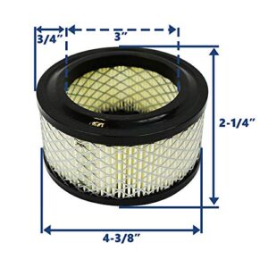 Interstate Pneumatics SA16F Air Intake Filter Element for Compressors Replaces Ingersoll Rand 32170979