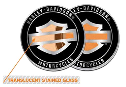 Harley-Davidson Bar & Shield Logo Stained Glass Metal Challenge Coin, 1.75 in.