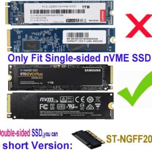 Sintech M.2 nVME SSD Adapter Card Upgrade Kits,Compatible for MacBook Air(2013-2017 Year) and MacBook PRO（Late 2013-2015 Year,iMac