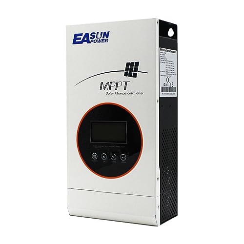 80A MPPT Solar Charge Controller 12V/24V/36V/48V Auto,Solar Charger Regulator Intelligent Regulator Support Wide Range of Batteries