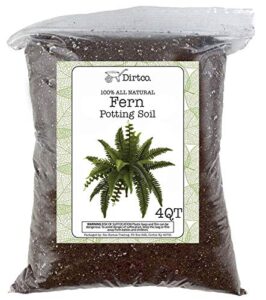 potting soil for ferns (4 quarts), hand blended soil mixture for planting and re-potting indoor and outdoor ferns