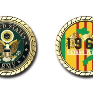 US Army Vietnam Veteran 1969 Challenge Coin - Officially Licensed