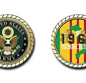 US Army Vietnam Veteran 1967 Challenge Coin - Officially Licensed