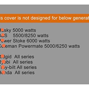 Cover Geny Outdoor Generator Running Cover Tent, Portable Heavy Duty All-Weather Protection Generator Shelter for Most 4500Watt-13000Watt Generators (32 x 32 x 21inch, Grey)